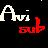 AVI视频添加字幕软件(AviSub)