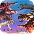 饥饿的侏罗纪恐龙狩猎